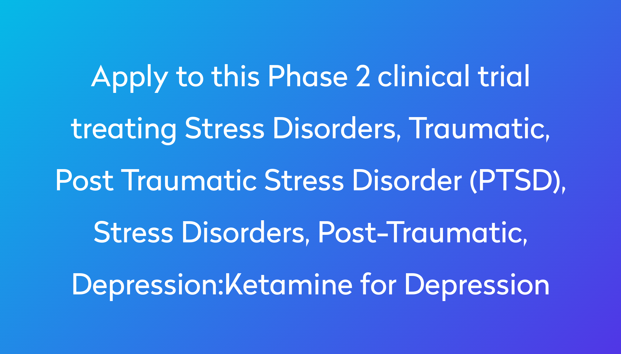 ketamine for borderline personality disorder